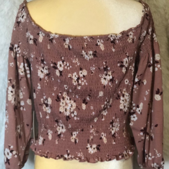 205 Collins NWT Dusty Rose Flowered Top Size XL - Picture 2 of 8